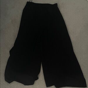 Ann Taylor Black Wide-Leg Pants
